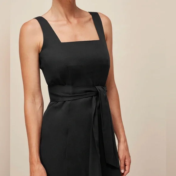 Whistles Clara black wrap dress sz-0 - Picture 2 of 6